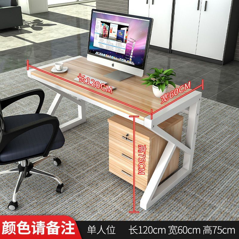 Minimalist modern office furniture 2/6/4 person partitioned workstation employee computer desk and chair set