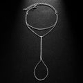 hot-selling women's hand jewelry alloy rhinestone mitten bracelet simple accessories bracelet ins style summer travel
