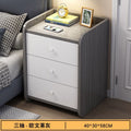 Three drawers, gray and white (width 40, depth 30, height 40)
