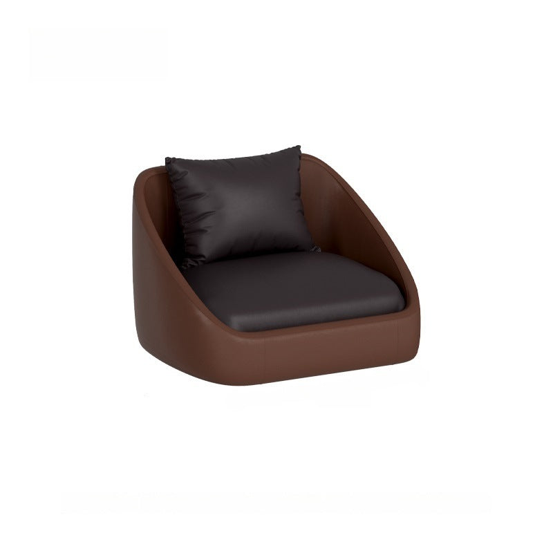 Designer sofa set for milk tea shops, cafes, dessert parlors, booth restaurants, bbq restaurants, and snack shops - creamy style table and chair combination