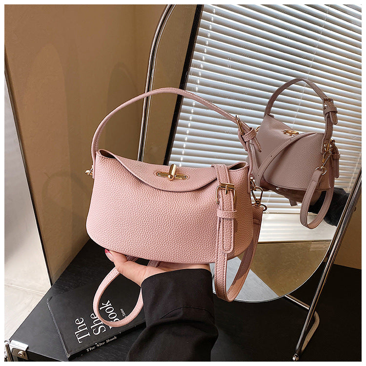 Cross-border messenger bag women's bag 2025 new summer niche shoulder handbag high-end sense foreign style work small bag