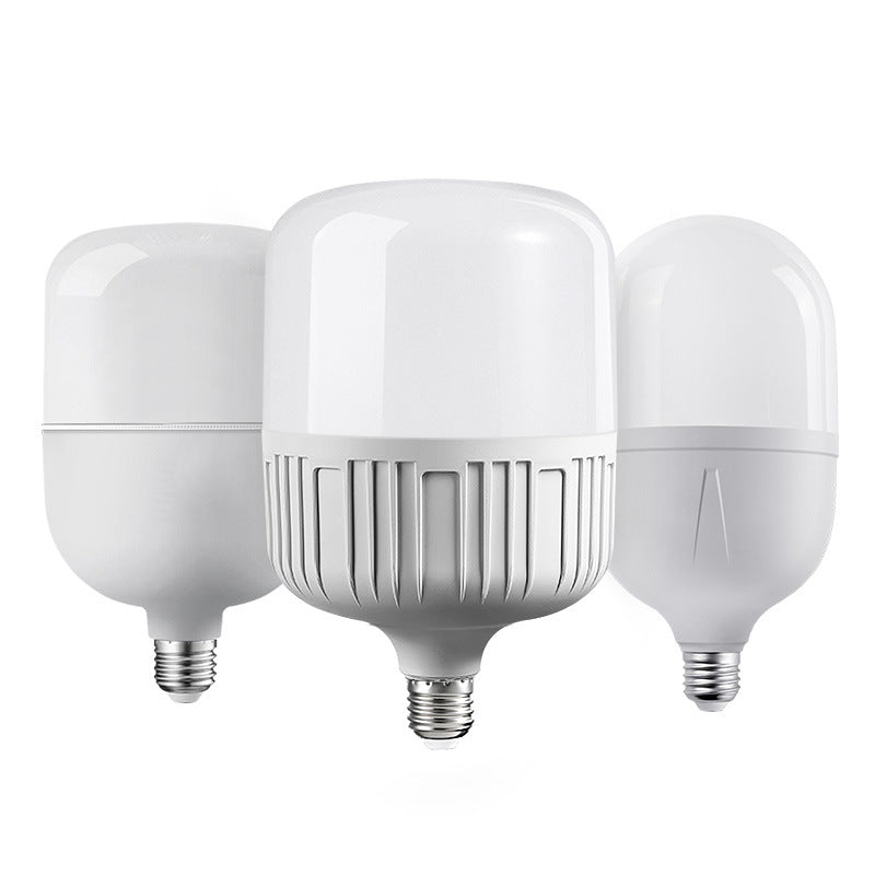LED light bulb, high-brightness energy-saving plastic-clad aluminum bulb light led household lighting no stroboscopic e27 screw light bulb wholesale