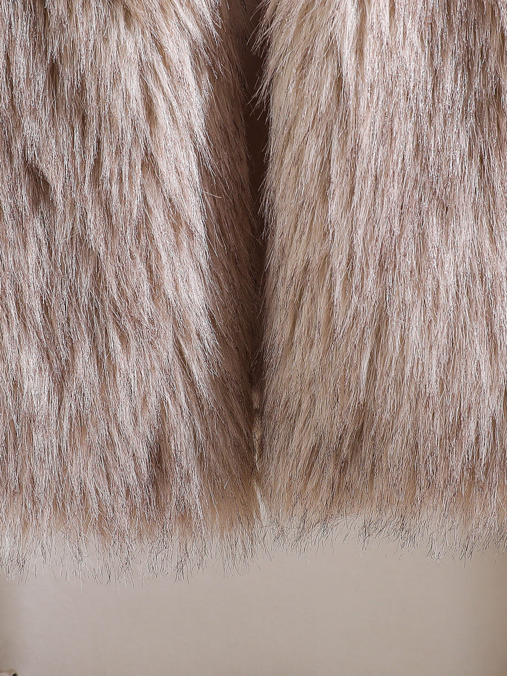 cross-border e-commerce hot seller: faux fur fashion vest - single piece set