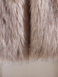 cross-border e-commerce hot seller: faux fur fashion vest - single piece set