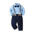 Boyssuitspring style baby overalls knittingoutwear little master gentleman dress baby suit clothes