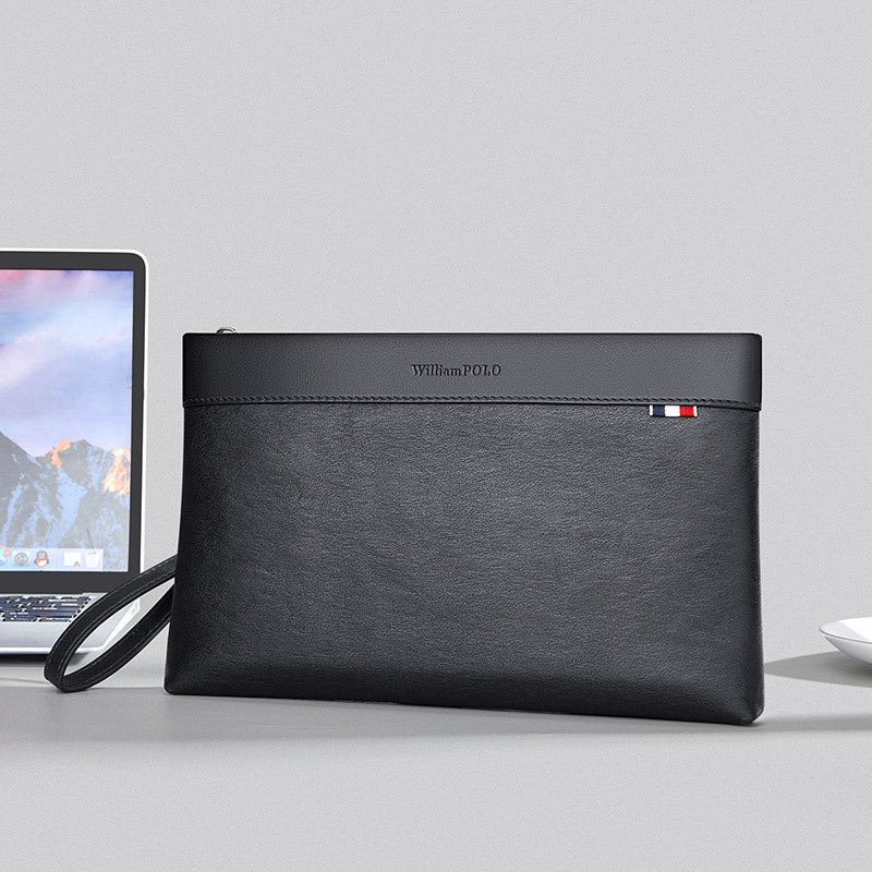 Emperor Paul Men's Clutch Bag High-end Leather Envelope Bag Casual Business Large Capacity Clutch Bag Men's Bag Wholesale