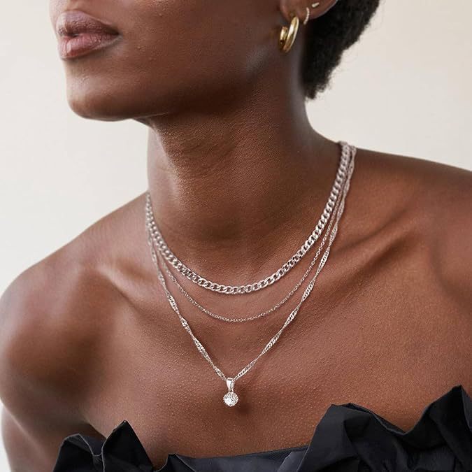 Fashion cross-border multi-layer necklace new arrivalins cold style fashion disc pendant clavicle necklace women's necklace