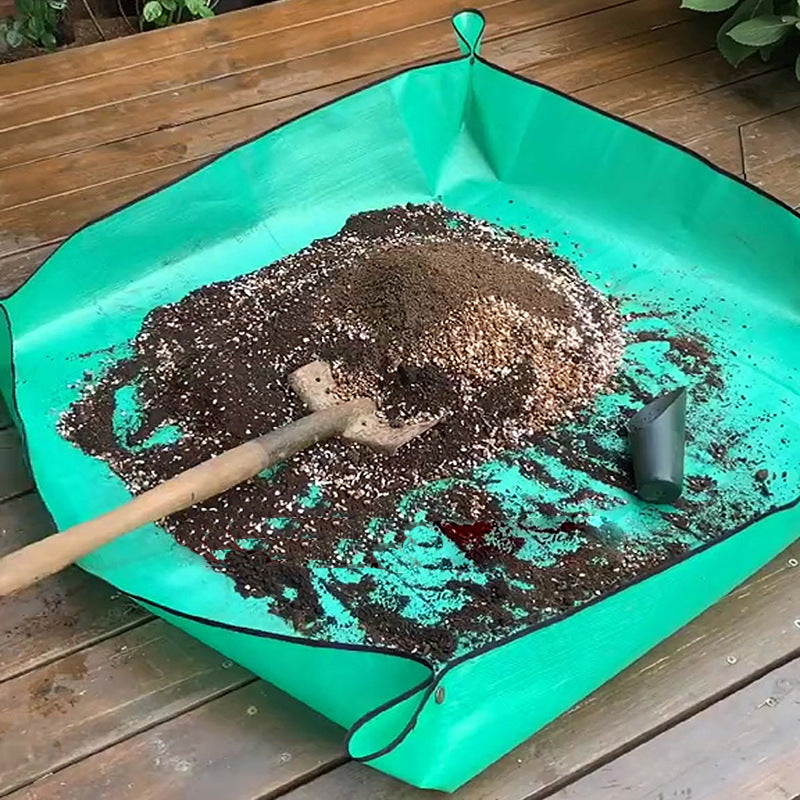 Succulent pot changing pot turning pot floor mat Home gardening floor mat Planting waterproof gardening soil changing mat Operation mat