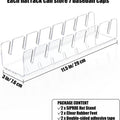 Convenient home hat rack, baseball cap organizer, clothing store baseball cap display stand, acrylic desktop storage rack