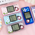 handheld tetris game console handle internet celebrity keychain backpack pendant supermarket grab machine gift
