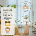 Cream style floor lamp scandinavian eye protection floor lamp bedroom bedside storage rack bedroom lamp storage cabinet high appearance accessible luxury