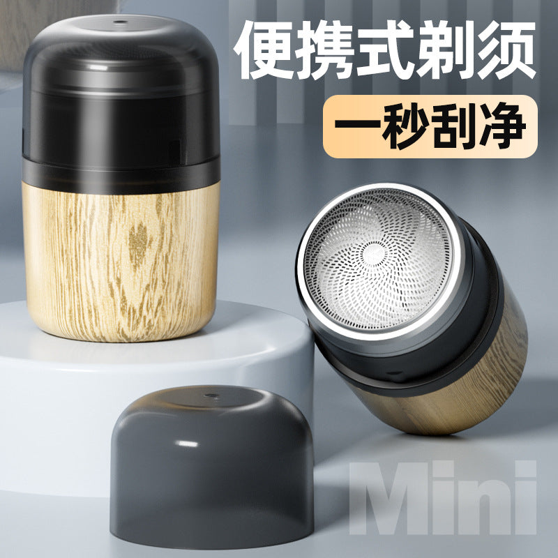 New electric mini shaver - portable electric razor for home use, travel-friendly, multifunctional, washable, small beard trimmer