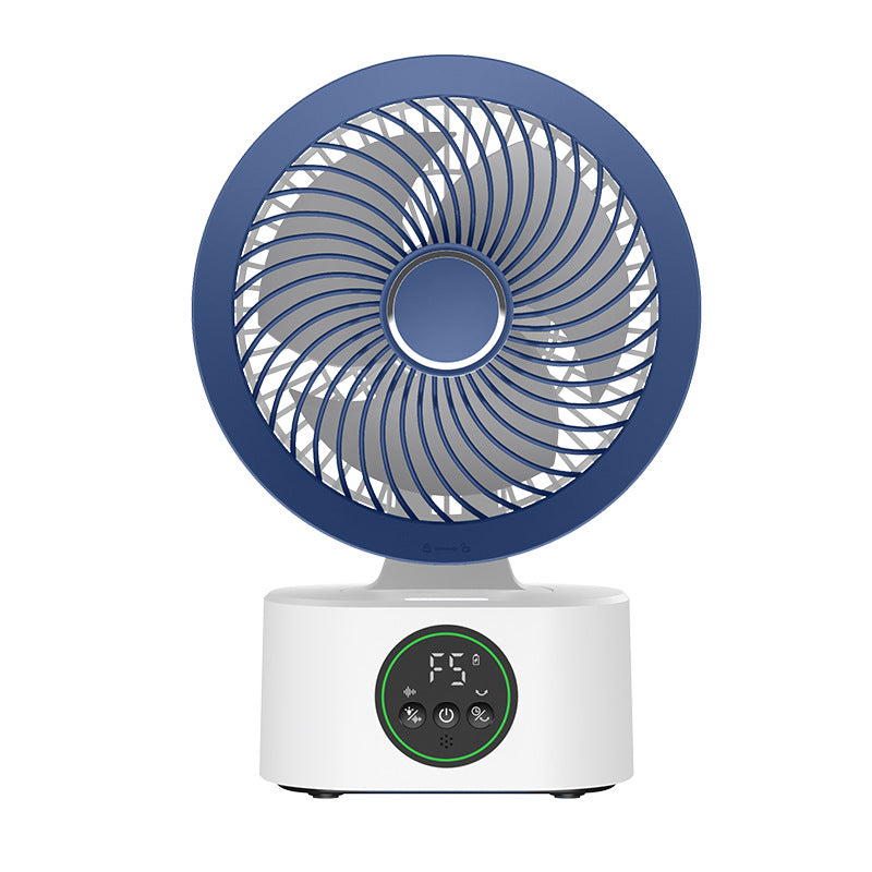 shaking head voice cycle fan usb rechargeable portable small for home desktop high wind desktop electric fan