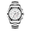 2025 new arrival: men's quartz watch - single calendar, luminous, stainless steel band, waterproof, wholesale - perfect for cross-border e-commerce and gifting