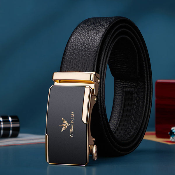 Emperor Paul Belt Men's Leather High-end Automatic Buckle Belt Men's Business Casual Belt Men's Premium Sense