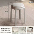 Scandinavian plastic thickenedfor home stackable stool adult bench round stool commercial chair spare dining table stool high stool