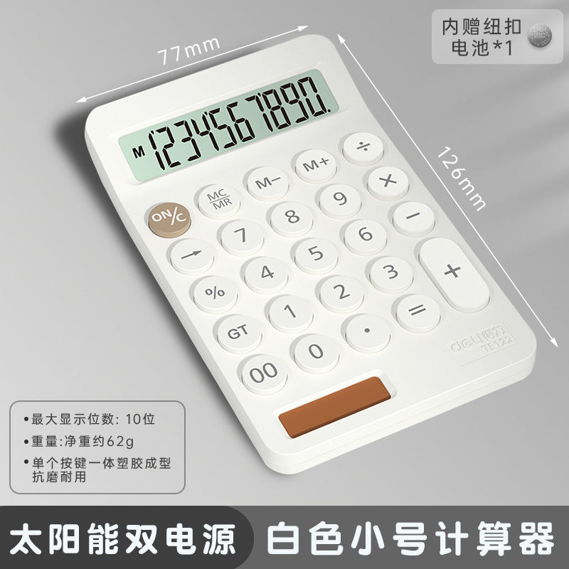 Deli desktop calculator large office finance special multi-function large button silent computer wholesale
