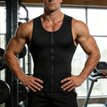 european and american sweat-inducing sports tummy control waist shaping neoprene accelerated sweat-wicking tight corset men's fitness vest