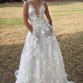 european and american style puffy skirt lace bridal wedding dress  sexy white spaghetti strap bridesmaid dress