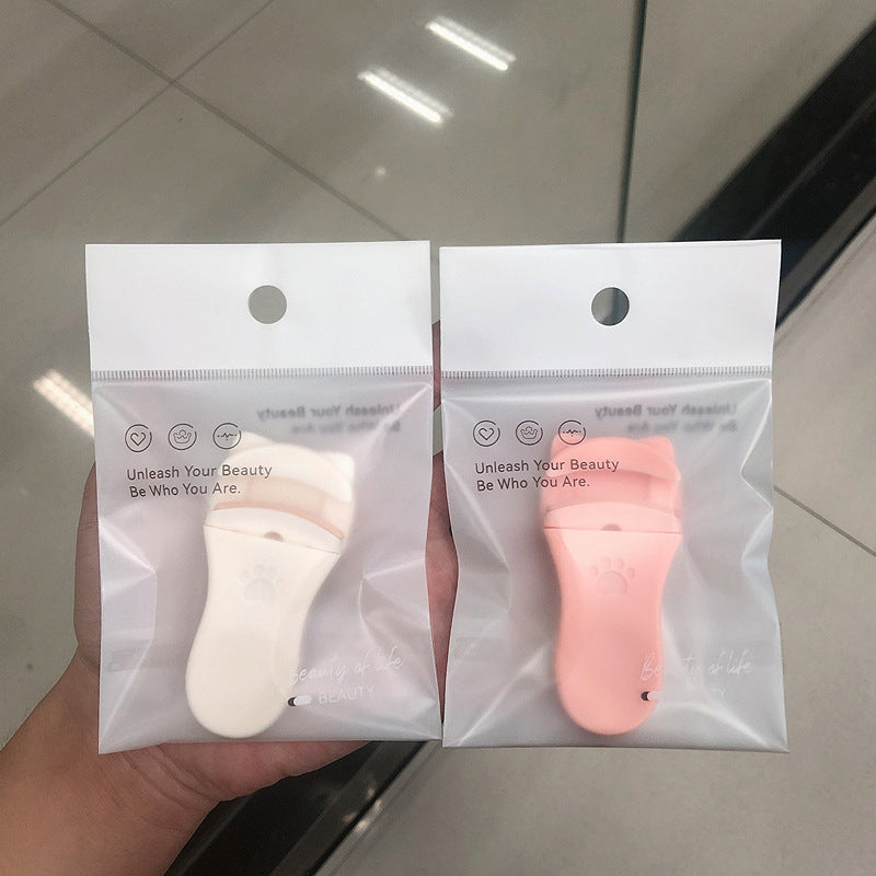 New arrival cute cat claw eyelash curler wholesale portable cute curling eyelash artifact without eyelid clip cross-border exclusive supply