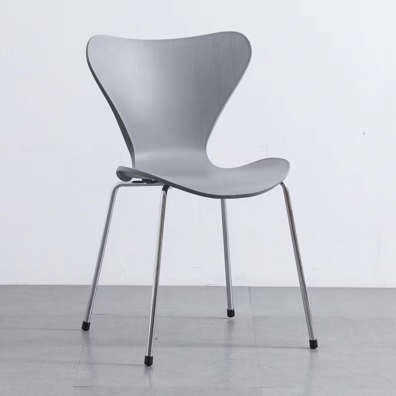 Backrest chair Modern simple casual ins Internet celebrity streamlined negotiation restaurant desk chair Home hotel dining chair