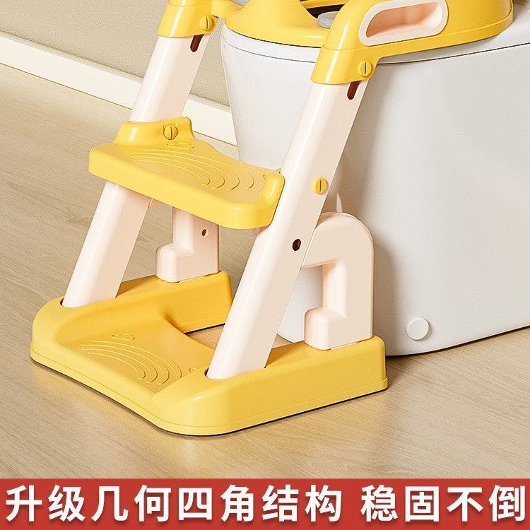 Kids toilet toilet stairs male child urinal basin ring female baby special baby foldable ladder foot stool