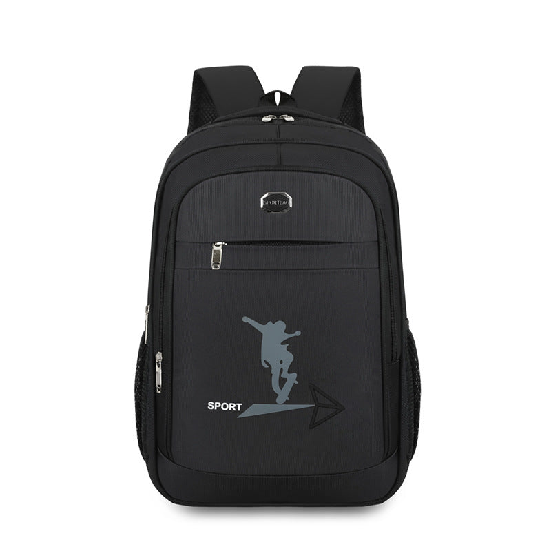 Cross-border backpack Men's backpack Large capacity travel bag Computer leisure Women's multi-layer high junior high school student backpack