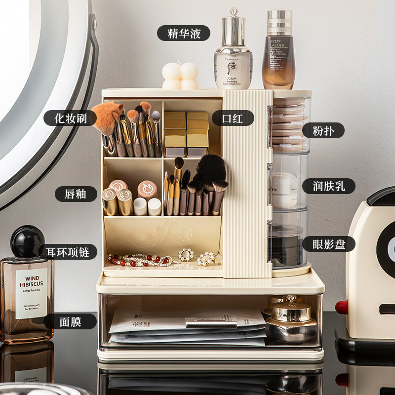 Cosmetics Storage Box Household Dresser Drawer Desktop Storage Cabinet Lipstick Skin Care Products Multifunctional Shelf