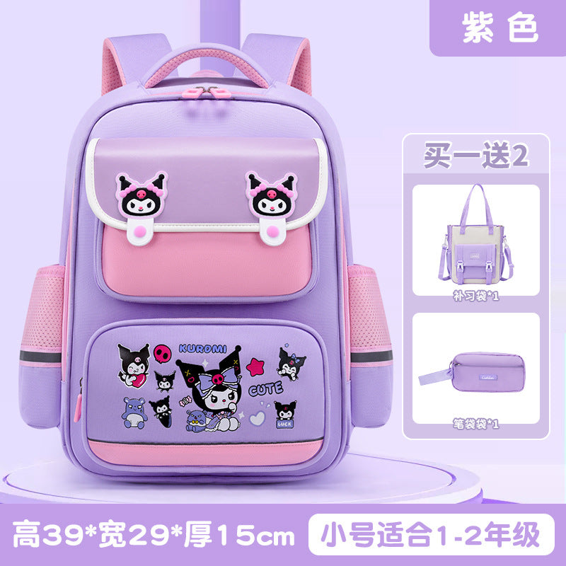 New Elementary School Girls Children's School Bag Cute Girls Backpack Large Capacity Burden Reduction Junior High School Students Japanese School Bag