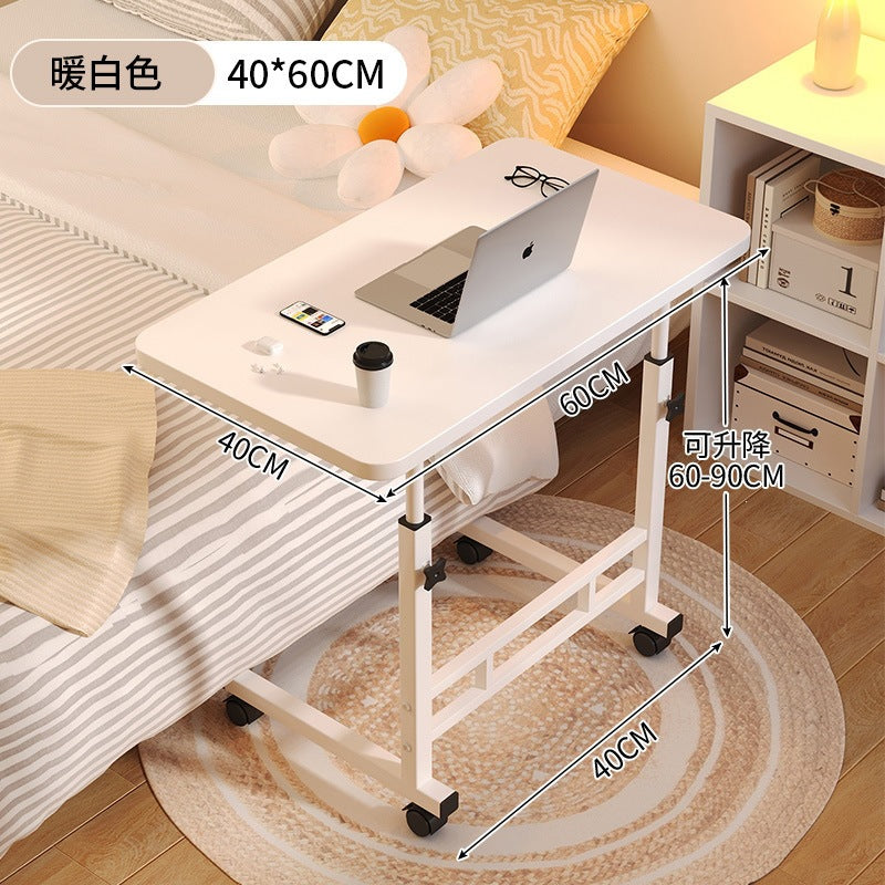 Bedside table movablelift computer table for home bedroom desk simple student dormitory bed small study table