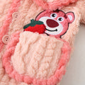 Girls' flannel pajamas - autumn/winter  collection: coral fleece winter warm kids' loungewear (fleece-lined)