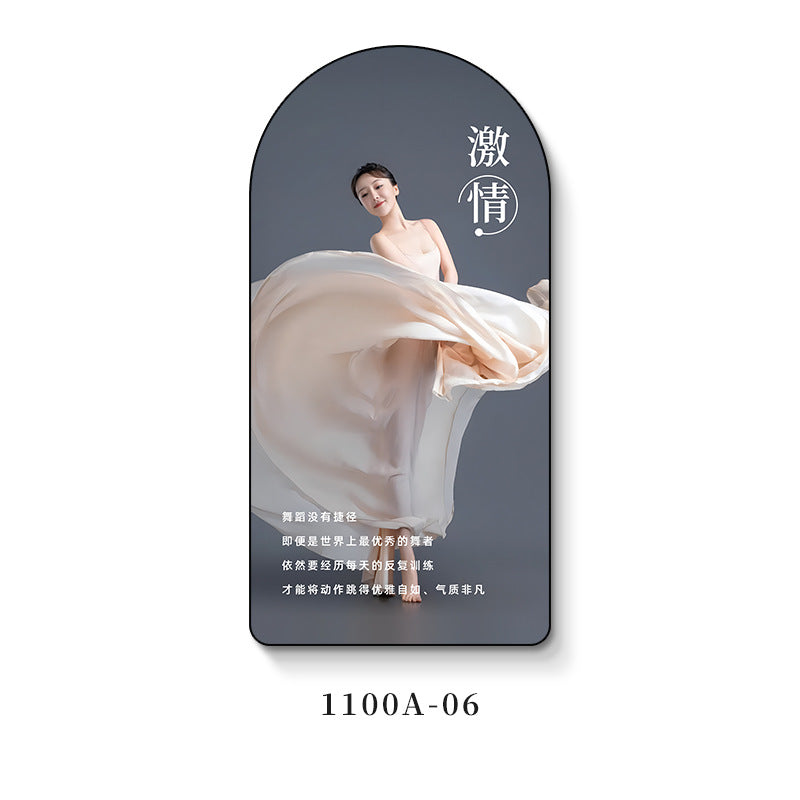 Ballet room wall decoration painting girl dance studio inspirational casual painting art training class institution wall painting