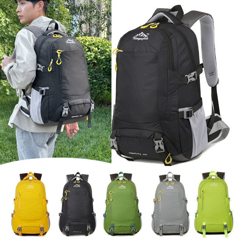 Cross-border lightweight mountaineering bag outdoor large-capacity backpack hiking sports bag multi-functional gift backpack