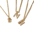 European and american cross-border new jewelry: minimalist o-chain micro-paved diamond pendant 26-letter bracelet, couple jewelry