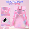 foreign trade kids backpack customized rainbow cute backpack spine protection and burden reduction primary school student schoolbag lightweight