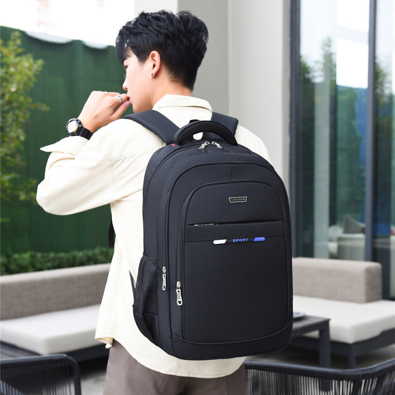 Cross-border backpack men's business commuter laptop bag fashion student schoolbag large capacity outdoor travel backpack