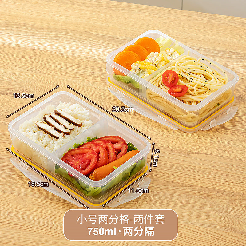 Office workers bring rice compartments, lunch boxes can be heated and sealed in microwave ovens, fresh-keeping boxes, food-grade plastic bento boxes