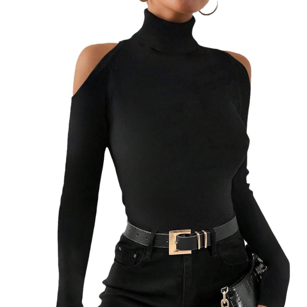 Aliexpress cross-border fashion: european & american chic, niche & elegant t-shirts - new spring/summer collection featuring subtle, eye-catching off-shoulder designs