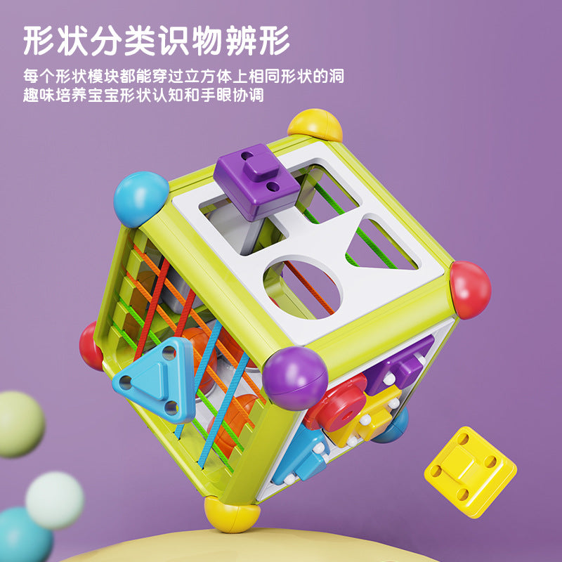 Cross-border Sessele Children's Early Education Polyhedron Hexahedron Toys Baby Puzzle Multi-play Radish Sessele