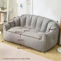 Light gray [enlarged double seat premium snowflake velvet]