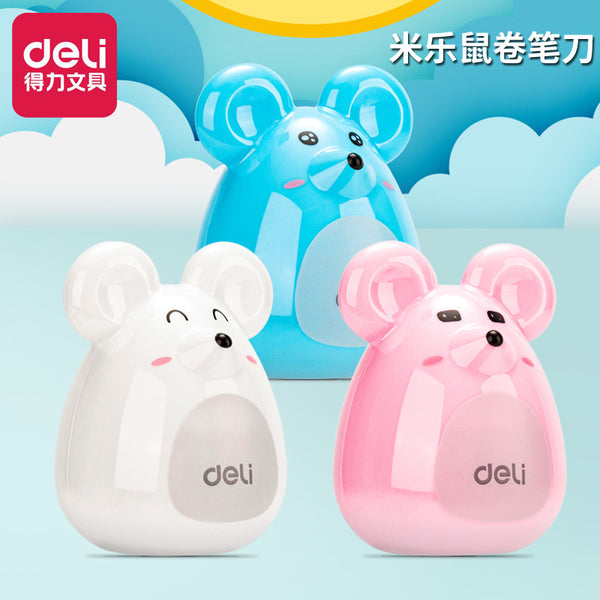 Deli Stationery 0569 Mi Le Mouse Pencil Sharpener Pencil Sharpener Reel Machine Pencil Sharpener Pencil Sharpener Sharpener Sharpener