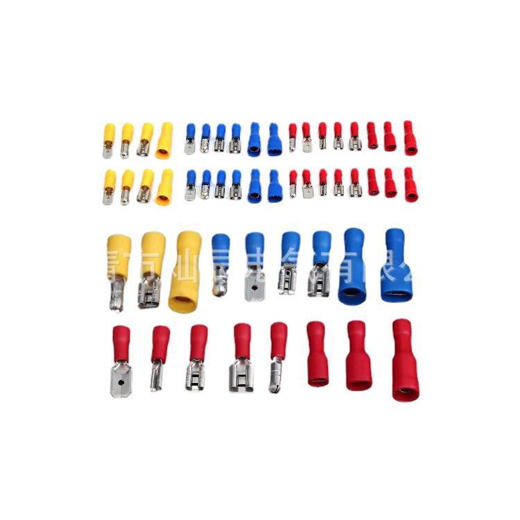 Cold-pressed terminal box 120pcs semi-insulated copper terminal PVC blister waterproof connection terminal manufacturer