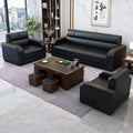 Office sofa living room reception modern casual reception sofa three-seater coffee table combination suit office sofa