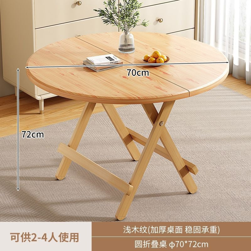 Folding tablefor homedining tableoutdoor night market portable stall square tablesimple small apartment rental house dining table and chairs