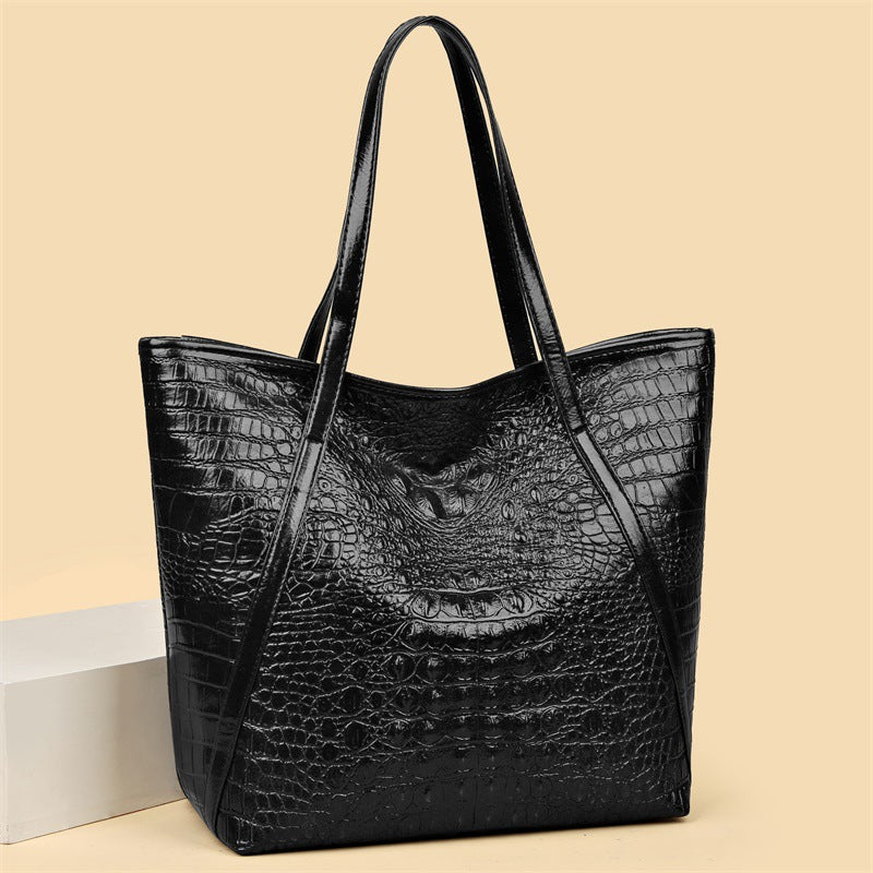 new arrival texture women's bag large capacity shoulder bag satchel bag easiest for matchfashion embossed tote bag work clothing bag