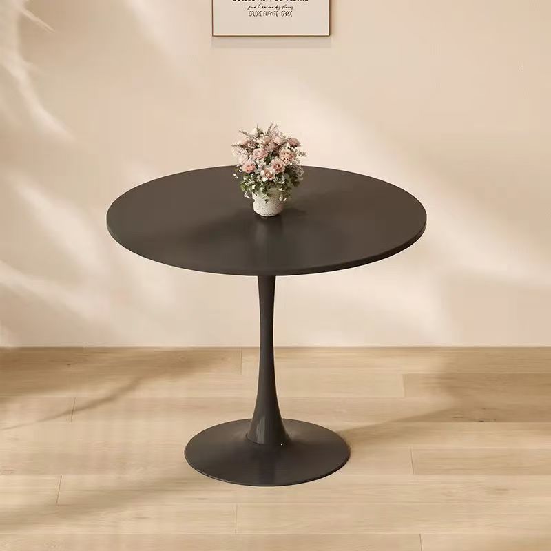 Cream style iron art negotiation table and chair combination popular milk tea shop casual round table reception table and chair package wholesale