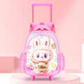 12inch luggage trolley backpack lbb women's pink