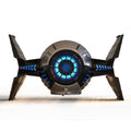 New spacecraft bluetooth speaker - creative wireless, cool, card-insertable, computer desktop speaker, subwoofer, piano black