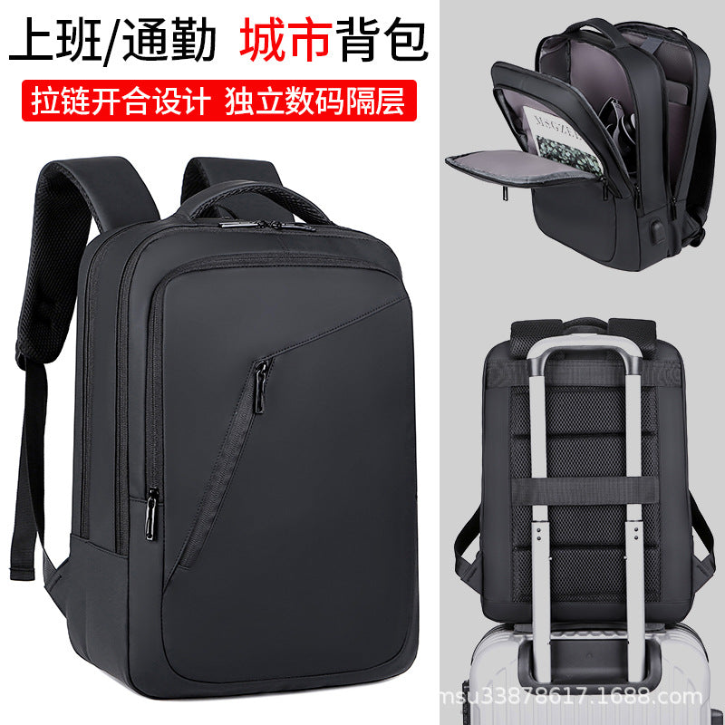 Customized  backpack men's Oxford cloth 15-inch laptop backpack