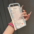 Suitable for iphone17promax acrylic transparent mobile phone case apple 16 colorful two-in-one mobile phone protective case